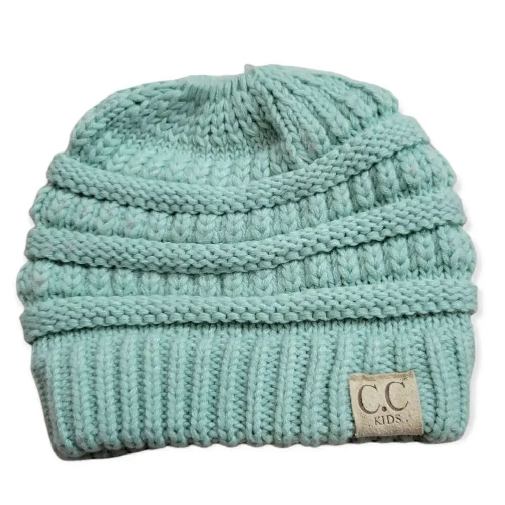 CC kids hat, mint green. 7" opening.  New.
